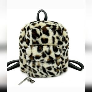 GILDA PARIS- Fur Backpack NWT Leopard